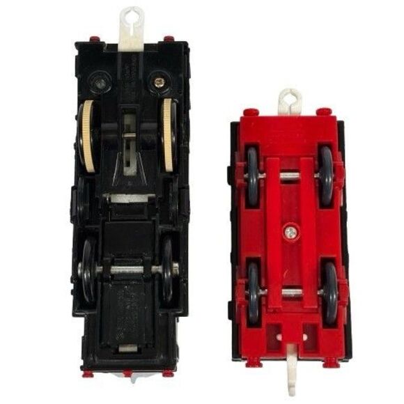 Thomas TOMY Trackmaster DIESEL 1997 1st Ed. Plarail w/ Flatbed Cargo Car VIDEO - Picture 13 of 15